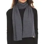 Minus33 Merino Wool Midweight - Everyday Knit Scarf 100% Merino Wool Charcoal Gray