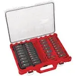 Milwaukee Impact Socket Set 3/8&#034; Drive Deep Metric/SAE w/ Socket Set (36-Piece)