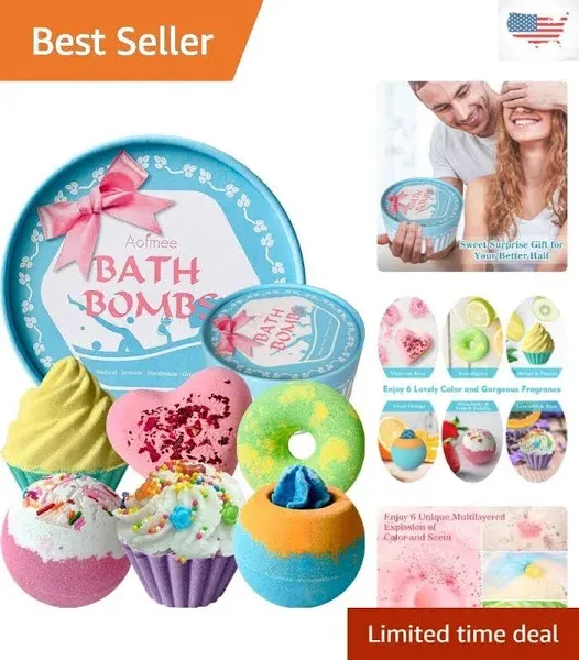 Aofmee Bath Bombs Gift Set