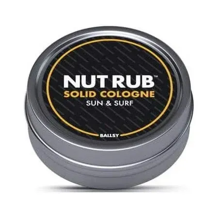 Ballsy Body & Groin Rub, Cologne for Everywhere, with Beeswax, Coconut and Sunflower Seed Oil