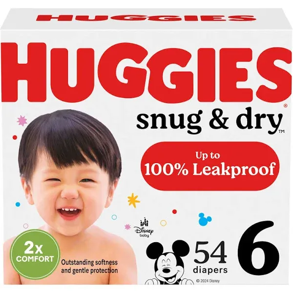 Huggies® Snug and Dry Diapers, Size 5, 27+ lbs, 132/Carton (KCC51517)