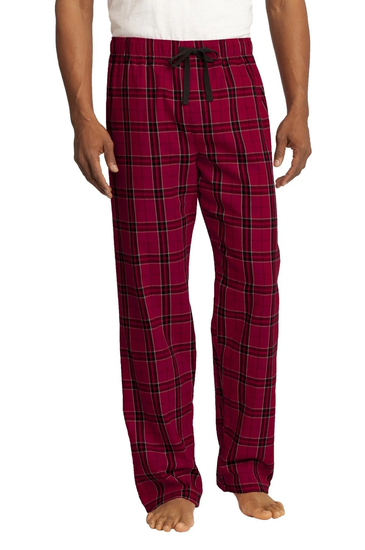 District Men's Flannel Plaid Pant