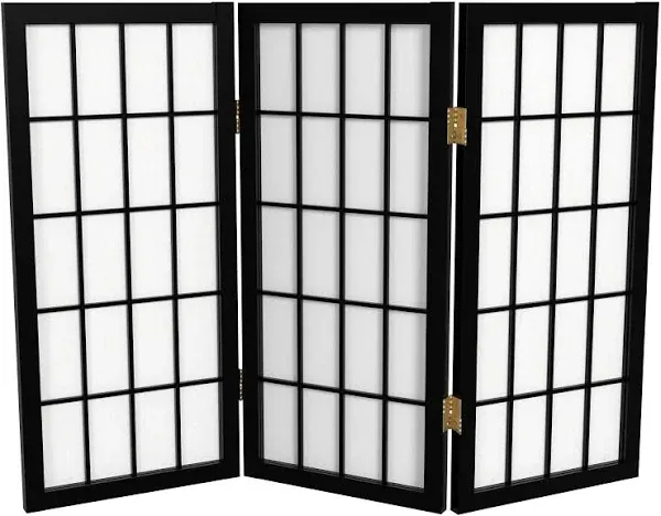 Oriental Furniture Desktop Window Pane Shoji Screen