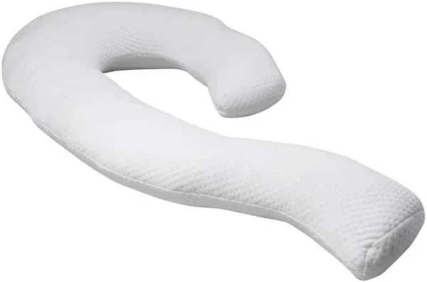 Contour® Comfort Swan Body Pillow Cozy Support for Side Sleepers