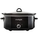 BIG SALE! Crockpot 7-Quart Manual Slow Cooker, Black Stainless Steel FREE SHIP