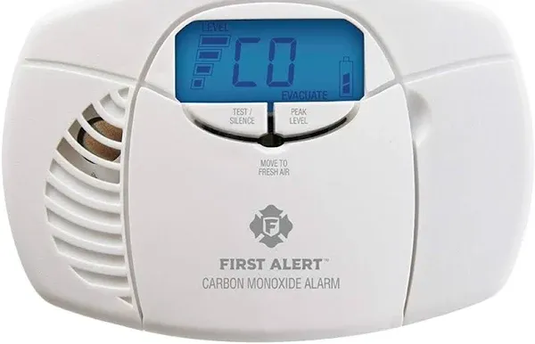 BRK First Alert Battery Operated Carbon Monoxide Alarm With Backlit Digital Display CO410 - Case of 3 Minimum