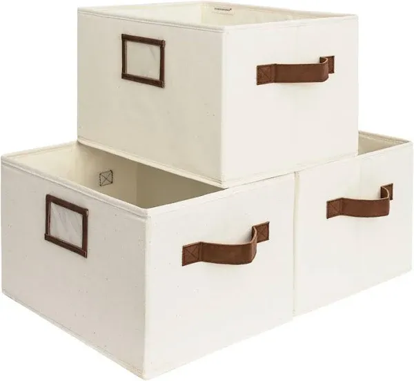 StorageWorks Decorative Storage Bins