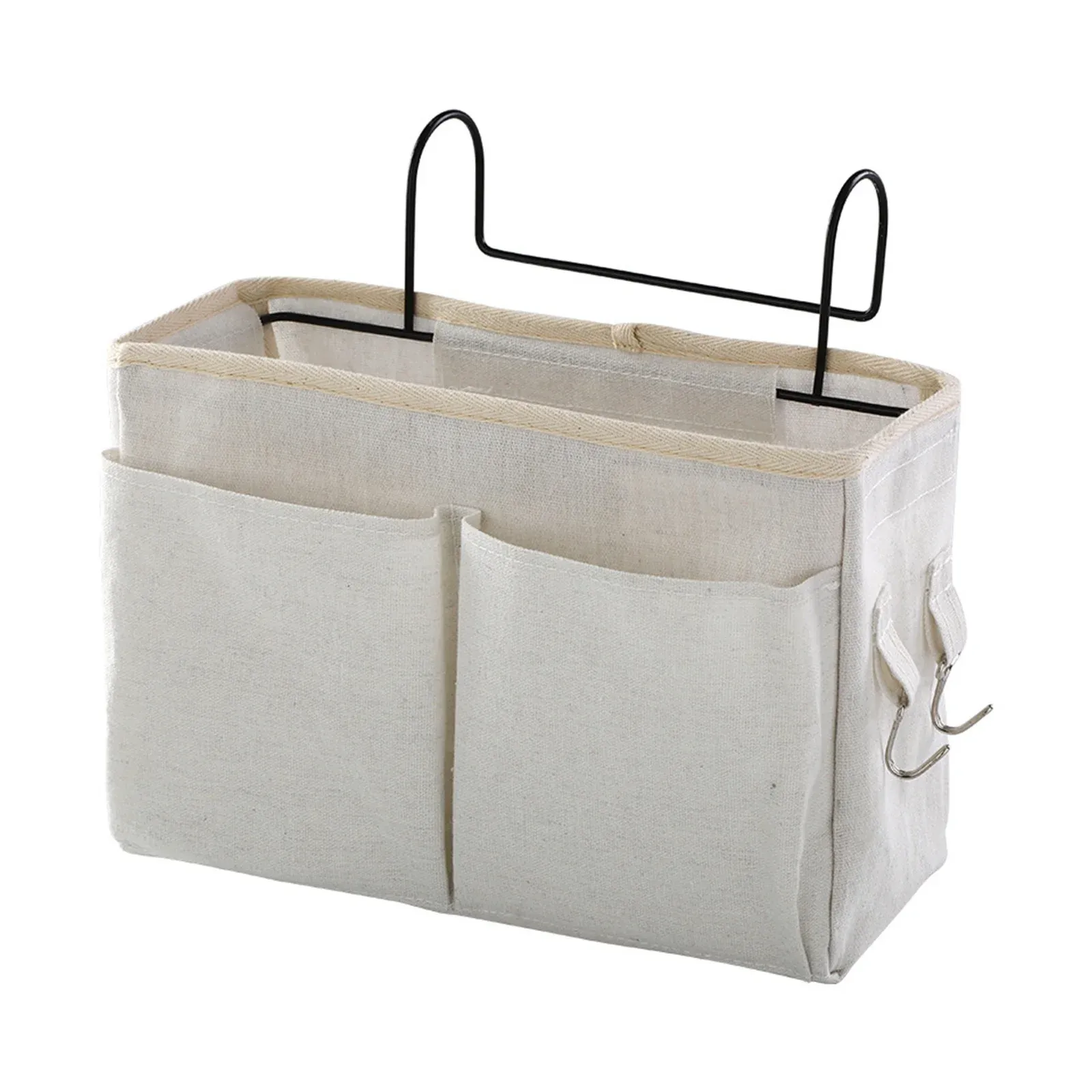 Someteth Bedside Hanging Storage Basket Multi-function Organizer Caddy for Bunk and Hospital Beds Dorm Rooms Bed Rails