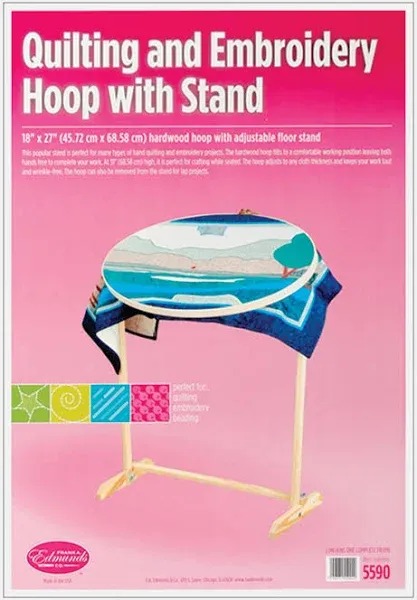 Frank A. Edmunds 31" Hoop & Floor Stand 16"X27" Hoop