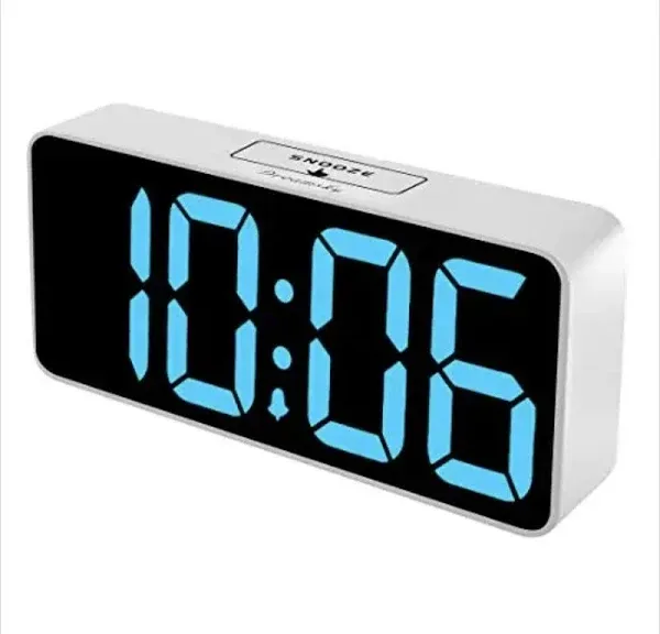 DreamSky Large Digital Alarm Clock Big Numbers for Seniors &amp; Visually Impaired, 