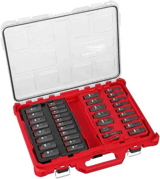 Milwaukee 49-66-6805 36-Pc. 3/8&#034; Drive Shockwave Impact Duty Socket Packout Set