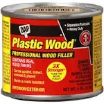 DAP 21502 4 oz. Natural Plastic Wood® Solvent Professional Wood Filler