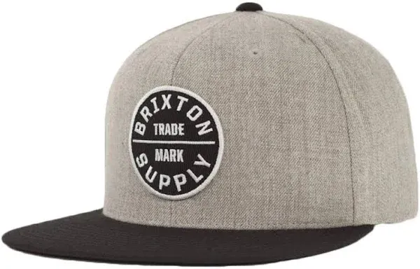 Brixton &#034;Oath III&#034; Snapback Hat (Black) SU21 6-Panel Classic Patch Cap