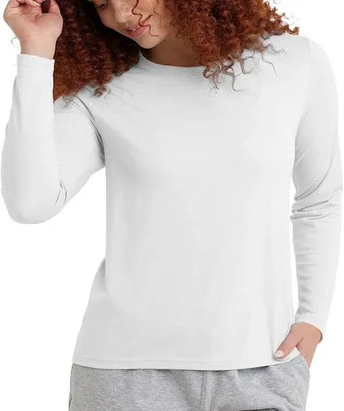 Hanes Long Sleeve T-Shirt Originals Women's Tri-Blend