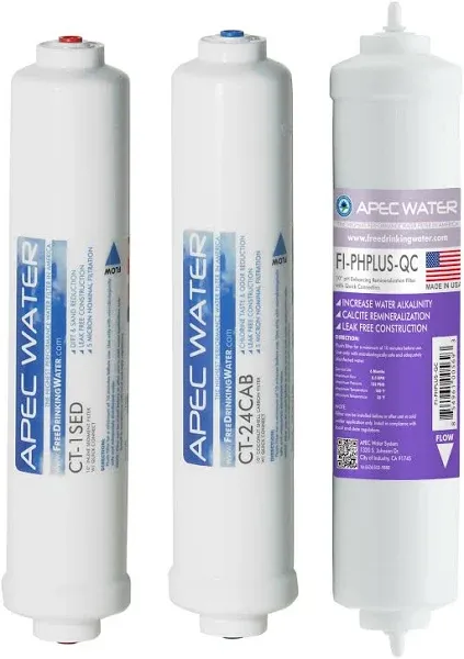 APEC Water Pre-Filter Set Countertop Reverse Osmosis System - FILTER-SET-CTOP-PH