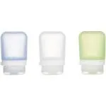 Humangear GoToob+ 1.7 oz - 3 Pack (Clear/Green/Blue)