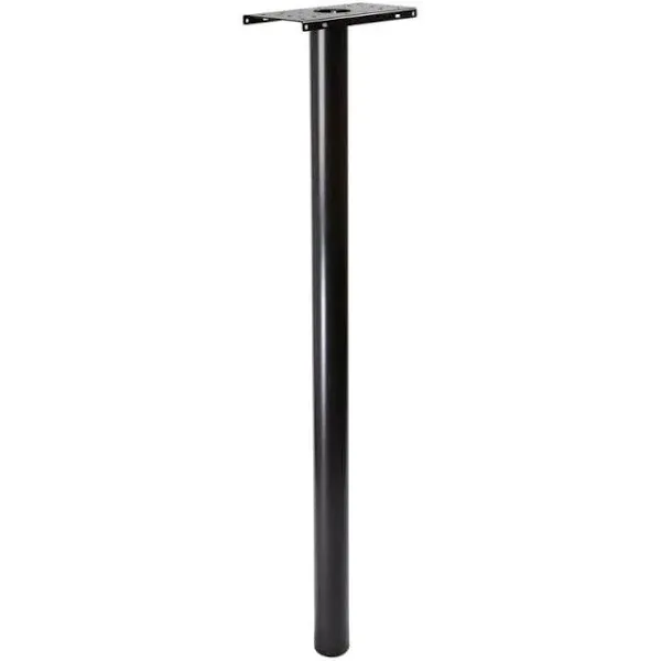 Pacifica In-Ground Steel Mailbox Post Black