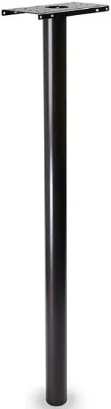 Pacifica In-Ground Steel Mailbox Post Black