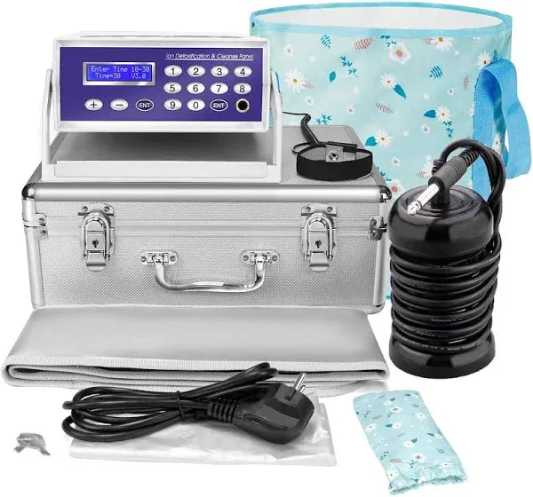 Professional Ionic Detox Foot Spa Machine with LED Display, Far Infrared Belt