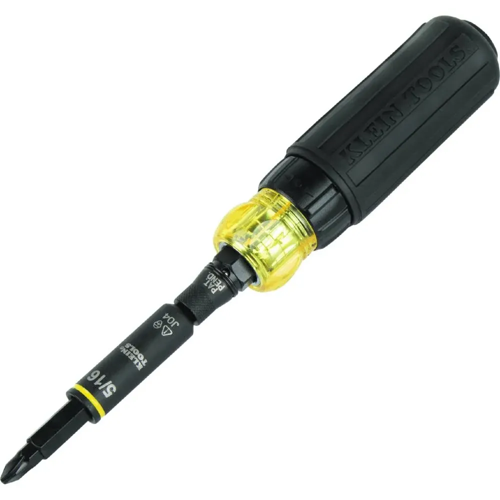 Klein Tools KNECT 11-in-1 Ratcheting Impact Rated Screwdriver and Nut Driver