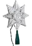 Kurt Adler 10-Light 8-Point Star Christmas Treetop