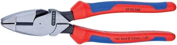 Knipex 0902240SBA Lineman&#039;S Pliers New England Style With Multi-Componen<wbr/>t Grips