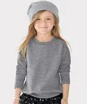 Rabbit Skins 3317 - Toddler Fleece Sweatshirt Granite Heather 4T