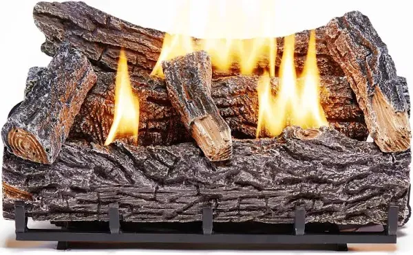 Duluth Forge 32 in. Ventless Gas Log Set