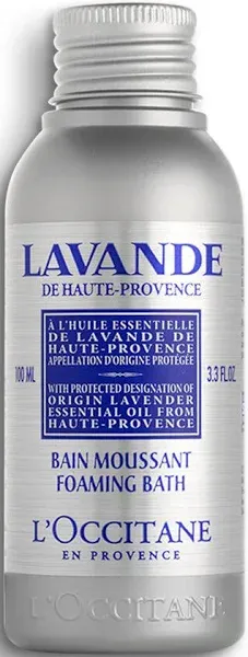 L'OCCITANE Foaming Bath: Relaxing Lavender, Comforting Shea, Beautifying Almond Milk, Citrusy Verbena, Cleansing Bubble Bath, 16.9 Fl. Oz