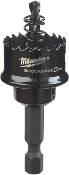 Milwaukee Shockwave Impact Duty Hole Saw, 7/8in. Size, Model# 49-56-9810