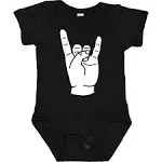 Inktastic Rocker Horns! Infant Creeper, Infant Girl's, Size: Newborn, Black