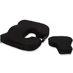 Equate Memory Foam Coccyx Cushion, Black, Size: One Size