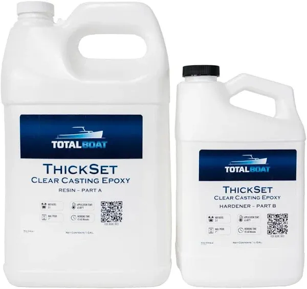 TotalBoat ThickSet Deep Pour Clear Epoxy Resin