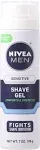 Nivea Men Shave Gel, Sensitive - 7 oz