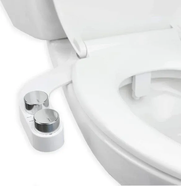 Brondell Bidet Attachments 3&#034;Hx15.5&#034;Wx10.<wbr/>5&#034;L Supply Lines Self-Cleaning White