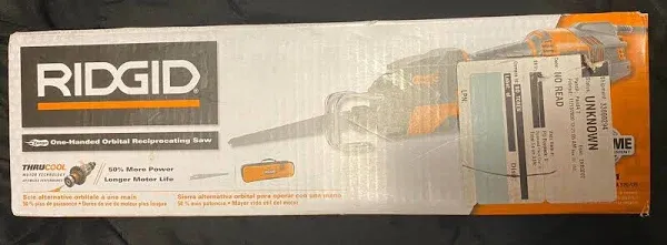 Ridgid Thru Cool 6 Amp 1-Handed Orbital Reciprocating Saw Kit