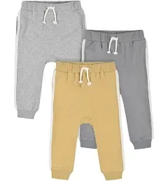 Gerber Baby-Boys Toddler 3-Pack Jogger Pants