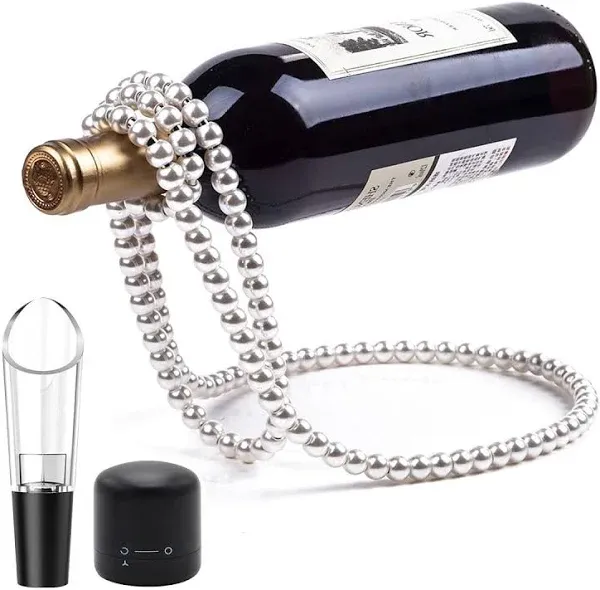 BEJARM Pearl Necklace Shaped Wine Rack