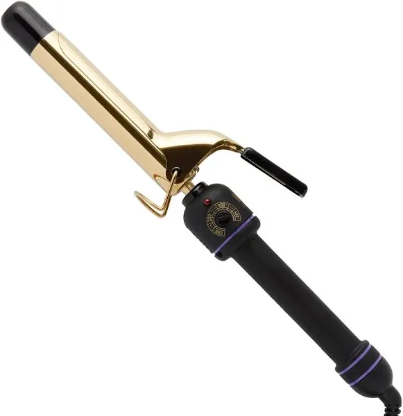 Hot Tools Pro Signature ~ 1-1/4&#034; Gold Curling Iron ~ Gold and Black ~ NIB