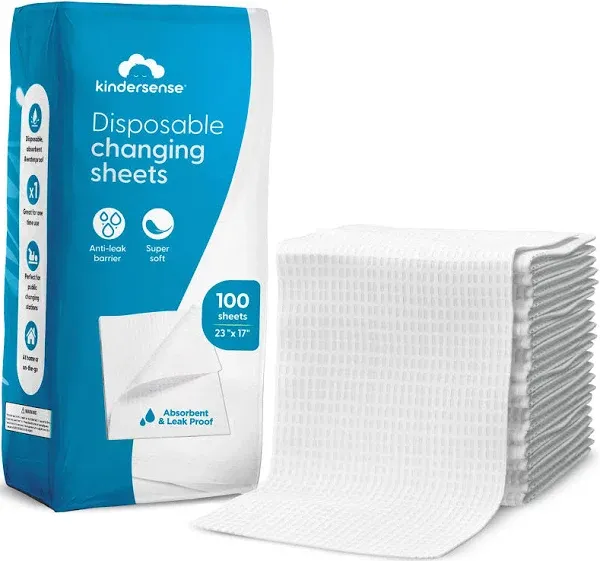 KinderSense Disposable Changing Pads for Baby Diaper