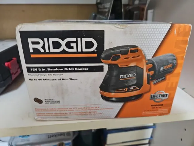 Ridgid GEN5X 18V Lithium-Ion 5" Random Orbit Sander