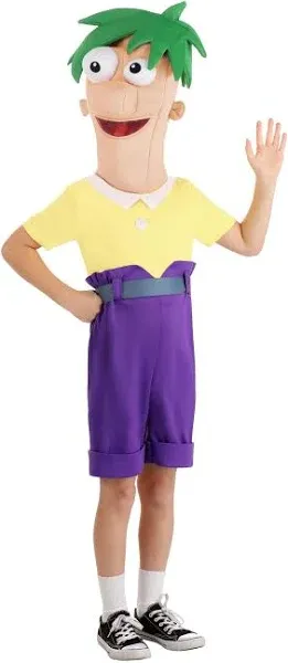 FUN Costumes Disney Phineas and Ferb Ferb Costume for Kids Boy's Disney Costumes