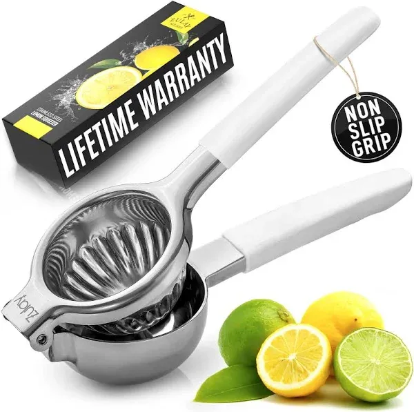 Zulay Kitchen Stainless Steel Lemon Squeezer - Pink