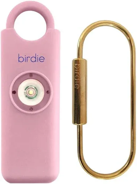 NEW Birdie Personal Safety Alarm for Women Metallic Holiday Red  Free Shipping!