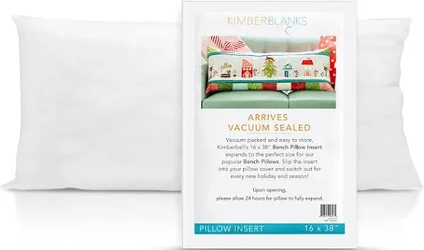 Kimberbell Pillow Form Insert 16" x 38"