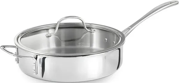 Calphalon Classic Stainless Steel 5003 Cookware Saute Sauce Pan 3QT Silver