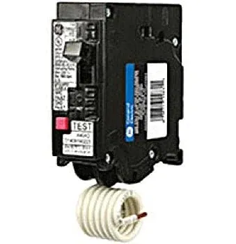 GE Q-Line 20 Amp Single-Pole Dual Function Arc Fault/GFCI Breaker