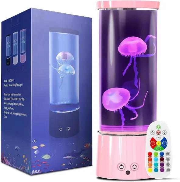 Jellyfish Lamp 17 Color Changing Jelly Fish Tank Mood Lamps For Home Office Room