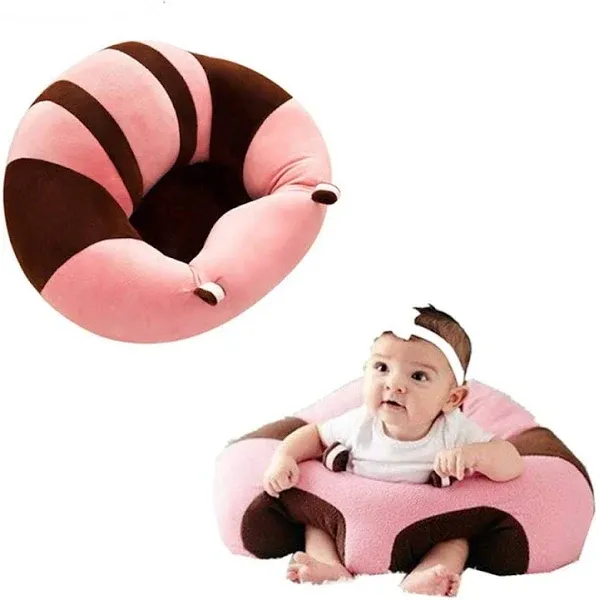 SealSee Baby Support Seat Sofa Plush Soft Animal Shaped Baby Learning to Sit ...