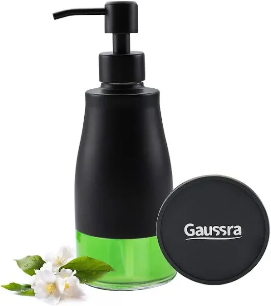 Gaussra Refillable Liquid Stainless Steel Soap Dispenser with Coaster